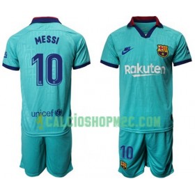 Barcellona MESSI 10 Bambino Maglia Terza 2019/2020 Manica Corta (+ Pantaloncini)